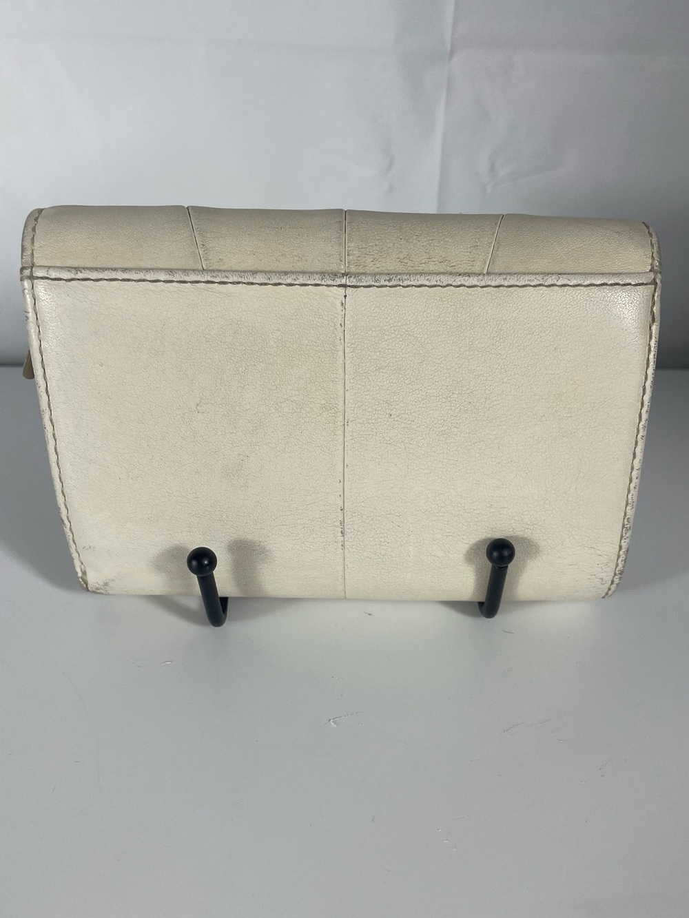 Coach Vintage Soho Cream Metallic Gold Leather Wallet-COA - Picture 10 of 13